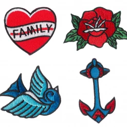 Sourpuss Tattoo Flash Lil Punks Patch Set