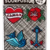 Sourpuss Tattoo Flash Lil Punks Patch Set