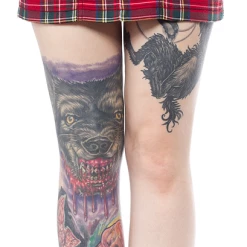 Sourpuss Gals Red Plaid 5 Pocket Skirt (Only XXL & XXXL Left!)