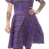 Sourpuss Purple Plaid Button Down Dress 2 Sourpuss Purple Plaid Button Down Dress