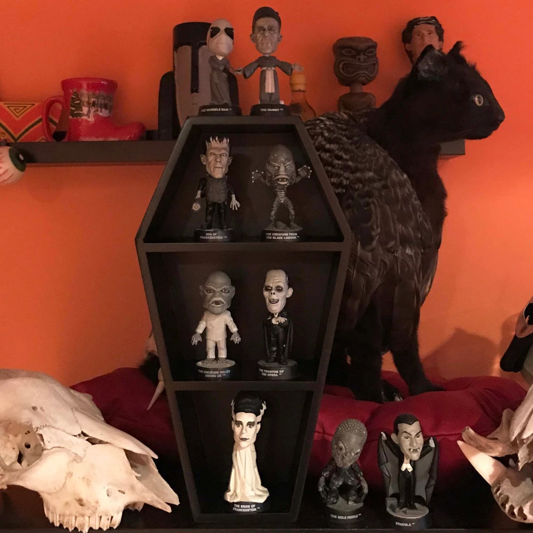 Sourpuss Mini Coffin Shelf Housewares 7 Sourpuss Mini Coffin Shelf Housewares