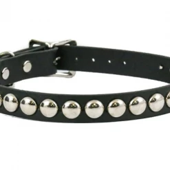 Funk Plus Round Spot Stud Leather Choker