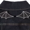 Sourpuss Patches White Bat Wing Patch Set 2 Sourpuss Patches White Bat Wing Patch Set