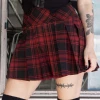 KillStar Gals Teen Spiritus Plaid Skirt
