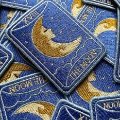 Groovy Things The Moon Tarot Patch