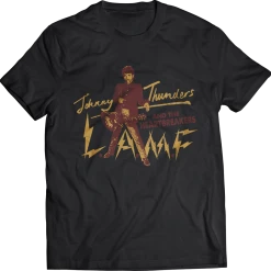 Band Merchandise Guys Johnny Thunders Bolts Logo Shirt