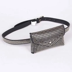 DeadRockers Turbo Lover Studded Waist Belt Bag