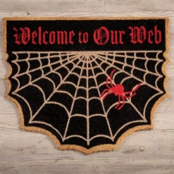 DeadRockers Housewares Welcome To Our Web Coir Floor Mat