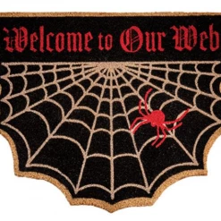 DeadRockers Housewares Welcome To Our Web Coir Floor Mat