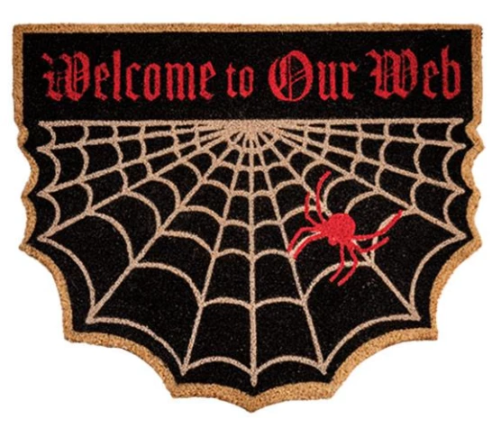 DeadRockers Housewares Welcome To Our Web Coir Floor Mat 4 DeadRockers Housewares Welcome To Our Web Coir Floor Mat