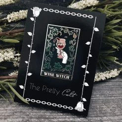 The Pretty Cult Wine Witch Enamel Pin