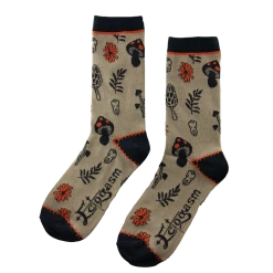 Ectogasm Mushrooms & Murder Crew Socks