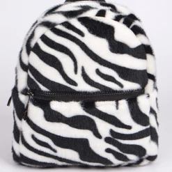 DeadRockers Fuzzy Zebra Mini Back Pack Gals